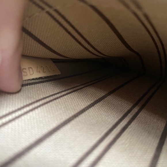 Louis vuitton Monogram Neverfull MM GM Pochette tan - Picture 4 of 4